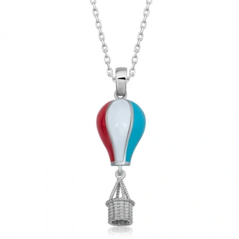 Byhodi 925 Ayar Gümüş Kapadokya Balon Kadın Gümüş Kolye T6988 (599599)