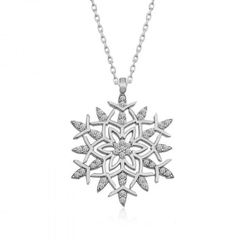 Byhodi 925 Ayar Gümüş Kar Tanesi Kadın Gümüş Kolye T5150 (599599)