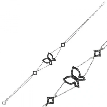 Byhodi 925 Ayar Gümüş Kelebek Bileklik BR0460278 (599599)