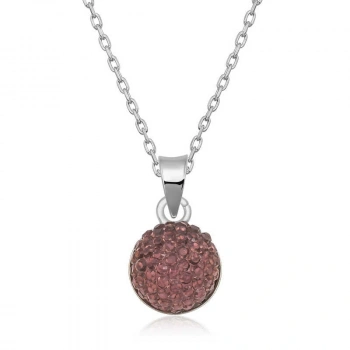 925 Ayar Gümüş Kristal Taşlı Kadın Gümüş Kolye T6944 (599599)