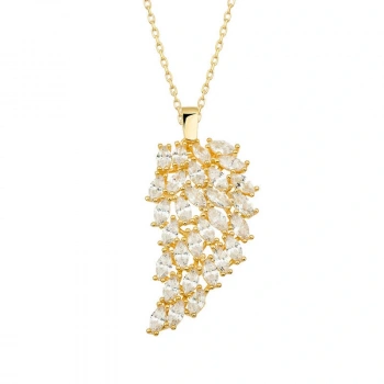 Byhodi ​925 Ayar Gümüş Melek Kanadı Bayan Gümüş Kolye T6136 (599599)