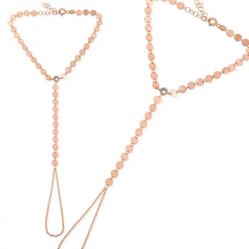 Byhodi 925 Ayar ​Gümüş Rose Pullu Şahmeran T4112 (599599)