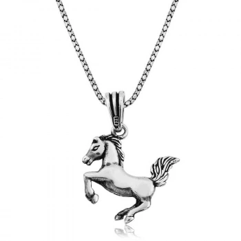 Byhodi ​925 Ayar Gümüş Şahlanmış At Gümüş Kolye T4456 (599599)