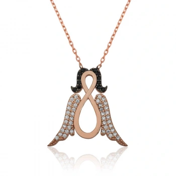 Byhodi 925 Ayar Gümüş Sonsuz Melek Kadın Gümüş Kolye PT2610716 (599599)