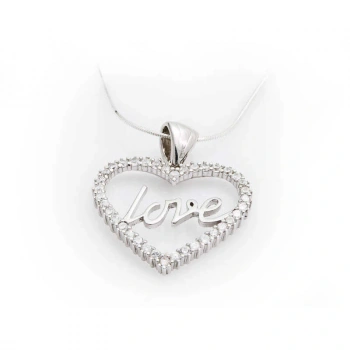 Byhodi 925 Ayar Gümüş Taşlı Love Kadın Gümüş Kolye PND47138031 (599599)