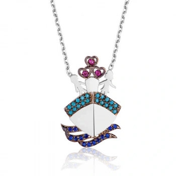 925 Ayar Gümüş Titanik Bayan Gümüş Kolye PT2610508 (599599)