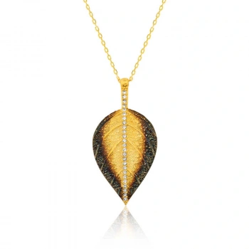 Byhodi 925 Ayar Gümüş Yaprak Kadın Gümüş Kolye PT2610629 (599599)