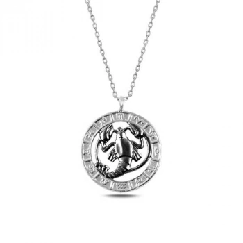 Byhodi ​925 Ayar Gümüş Yengeç Burcu Kolye T4989 (599599)