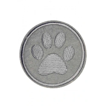 Aplike Ütü İle Yapışan Gri Pati Arma 5 cm