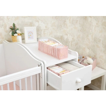 Baby Akordiyon Organizer Çekmece Düzenleyici Small (pembe) -04102