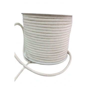 Bağcık İpi Pamuk 1 cm Krem 5 Metre