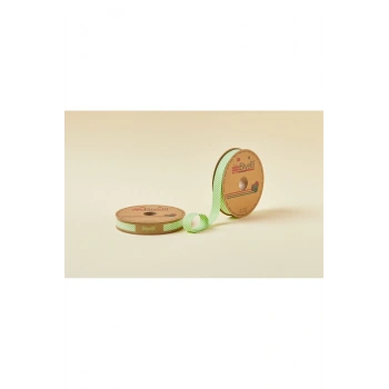 Biye Çizgili Katlı C05 Yeşil 2 cm 25 Metre %65 Koton %35 Polyester