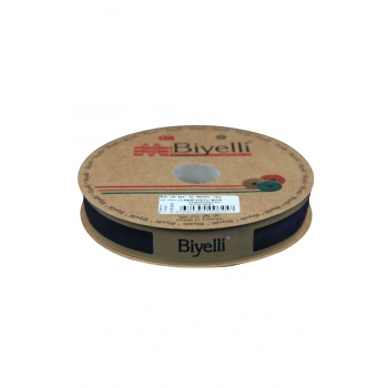 Biye Deri Katlı 753 Lacivert 2 cm 25 Metre %100 Polyester