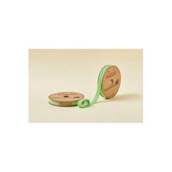Biye Koton Katlı D09 Yeşil 2 cm 25 Metre %65 Koton %35 Polyester