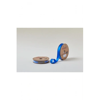 Biye Saten Katlı 020 Saks 2 cm 25 Metre %100 Polyester