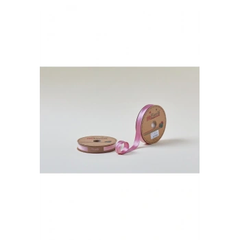 Biye Saten Katlı 054 Gül Kurusu 2 cm 25 Metre %100 Polyester