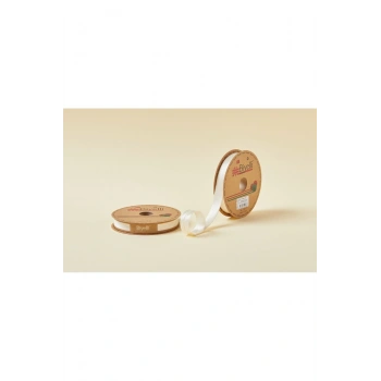 Biye Saten Katlı 074 Koyu Krem 2 cm 25 Metre %100 Polyester