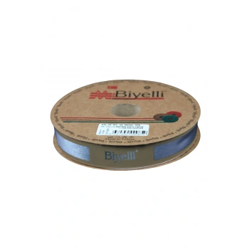 Biye Saten Katlı 086 Gri 2 cm 25 Metre %100 Polyester