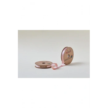 Biye Saten Katlı 097 Pudra 2 cm 25 Metre %100 Polyester