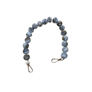 Çanta Askısı 40 cm Akrilik Yuvarlak Beyaz