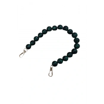 Çanta Askısı 40 cm Akrilik Yuvarlak Yeşil