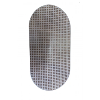 Çanta Kanvası Oval 30x15 cm Beyaz