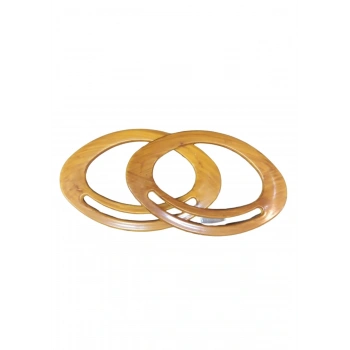 Çanta Sapı Oval Açık Kahverengi 18 cm