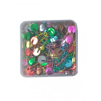 Çengelli İğne Kilitli Bebe Renkli Küçük 100 Adet