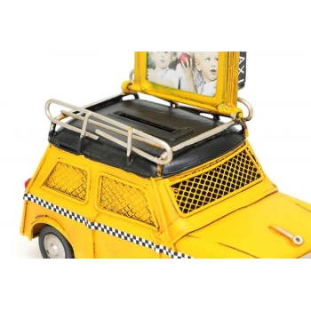 Byhodi Dekoratif Metal Araba Çerçeveli ve Kumbaralı (599599)