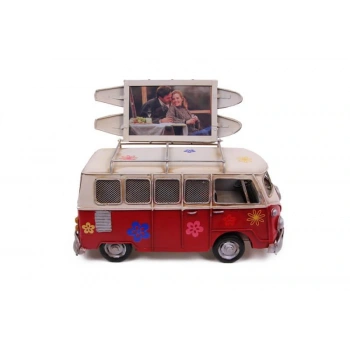 Byhodi Dekoratif Metal Minibüs Çerçeveli Biblo Kumbaralı (599599)