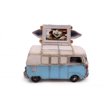 Byhodi Dekoratif Metal Minibüs Çerçeveli ve Kumbaralı Hediyelik (1371) (599599)