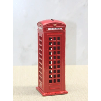 Byhodi Dekoratif Metal Telefon Kulübesi Kumbara (599599)