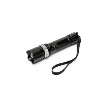 Km-110 Profesyonel Şarjlı El Feneri Ledli+flashlight+zoom Özellikli  Atlı 6 Parça Full Set