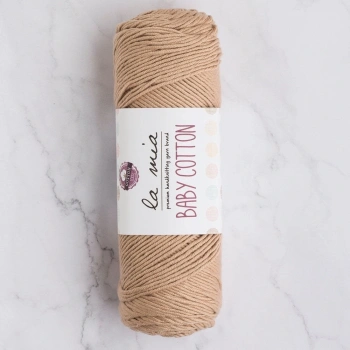 La Mia Baby Cotton Bej El Örgü İpi - L049 - 33627
