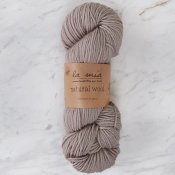 La Mia Natural Wool Bej El Örgü İpi - H3 - 33605