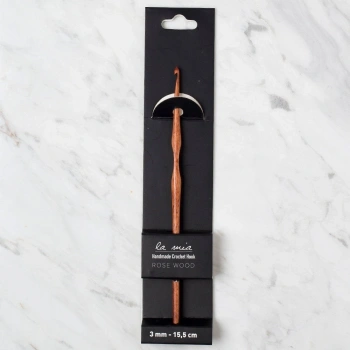 La Mia Rosewood 3 mm 15.5 cm Ahşap Yün Tığ