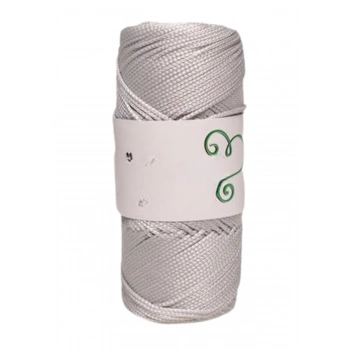 Makrome İpi 3mm Polyester Gri
