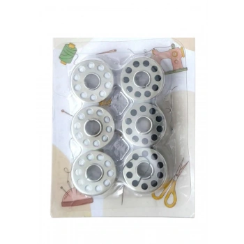 Masura İpli 6lı Metal Siyah-Beyaz