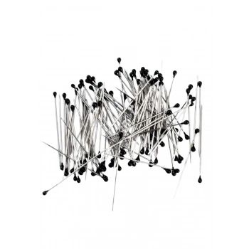 Minelli İğne Kutulu Siyah Başlı 100lü