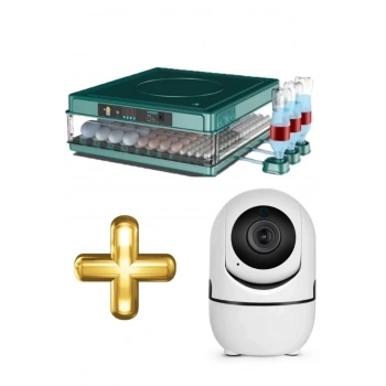 Profesyonel 130 Yumurtalık Otomatik Kuluçka Makinesi Tavuk Bıldırcın Güvercin Kaz Hindi Wi-fi Kamera