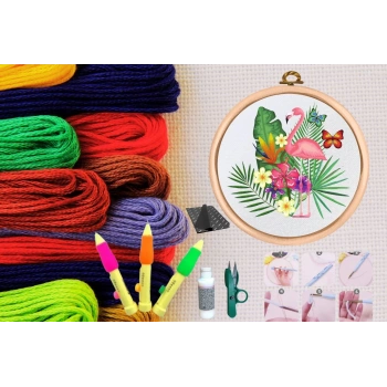 Punch Seti Nakış Seti Kasnaklı Kendin Yap Seti Seri 16