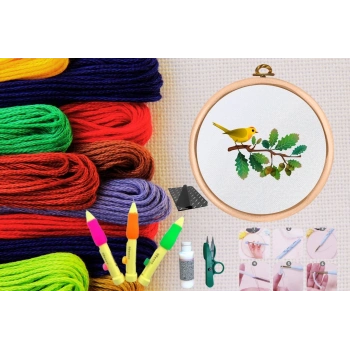 Punch Seti Nakış Seti Kasnaklı Kendin Yap Seti Seri 31