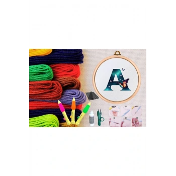 Punch Seti Nakış Seti Kasnaklı Kendin Yap Seti Seri 34