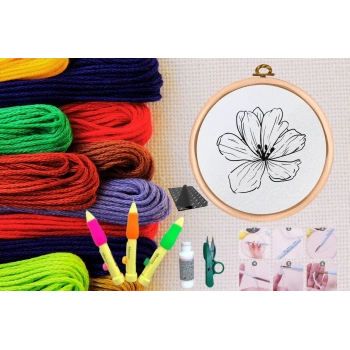 Punch Seti Nakış Seti Kasnaklı Kendin Yap Seti Seri 43