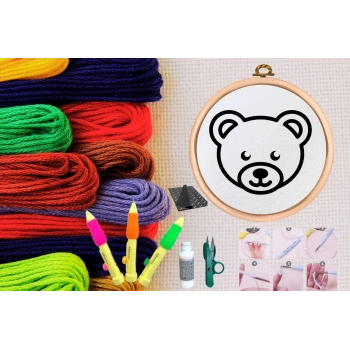 Punch Seti Nakış Seti Kasnaklı Kendin Yap Seti Seri 60