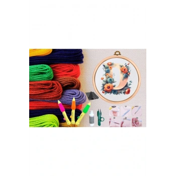 Punch Seti Nakış Seti Kasnaklı Kendin Yap Seti Seri 63