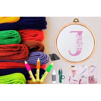 Punch Seti Nakış Seti Kasnaklı Kendin Yap Seti Seri 74