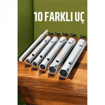 Tork Lokma Seti Boru Kovan Tip Anahtar Seti Buji Anahtarı