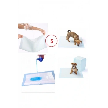 Byhodi Yıkanabilir Köpek Çiş Pedi - 90 X 60 Cm 5li Paket (599599)