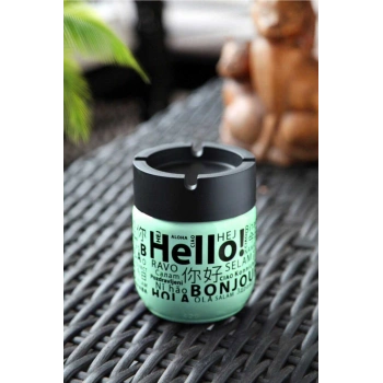 Cam Kokusuz Küllük 425 Cc Hello Desenli Yeşil (599)